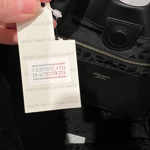 Emporio Armani Black Purse - Picture 2 of 3